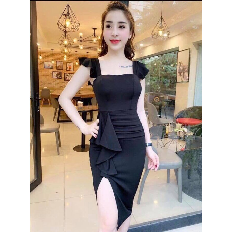 Đầm Ôm Body Vai Cánh Tiên Bèo Lai Mang Lại Sự Trẻ Trung Tươi Mới Cho Những Bạn Gái | BigBuy360 - bigbuy360.vn