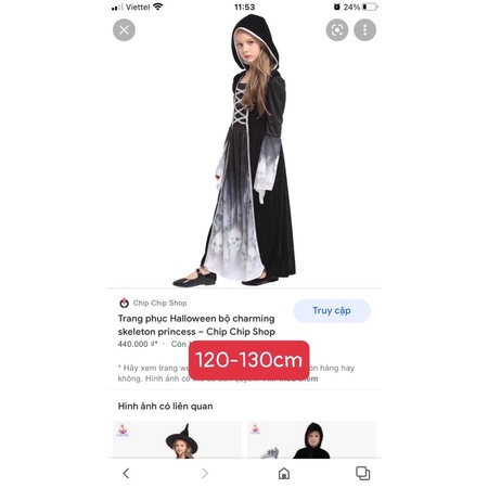 bộ halowen bé gái