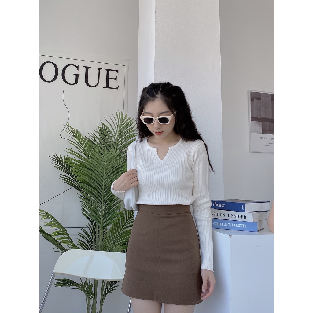 ÁO LEN TRƠN CỔ KHOÉT U