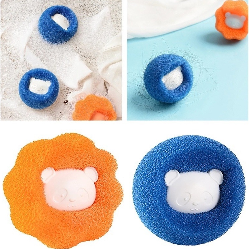 1 Bóng Giặt Đồ Khử Trùng Chống Xơ Vải Có Thể Tái Sử Dụng Cho Máy Giặt