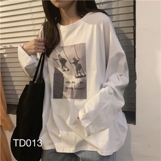 TD013 - ÁO TAY DÀI WHY NOT
