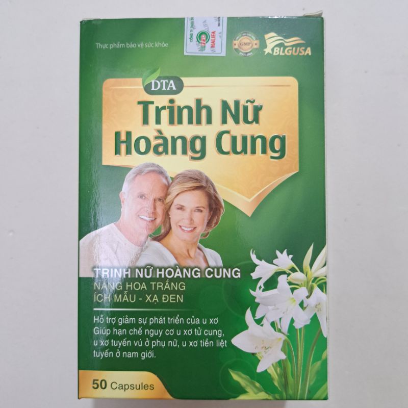 Viên uống DTA TRINH NỮ HOÀNG CUNG - Hỗ trợ giảm u xơ, u tuyến tiền liệt cho nam và nữ_Hộp 50 viên