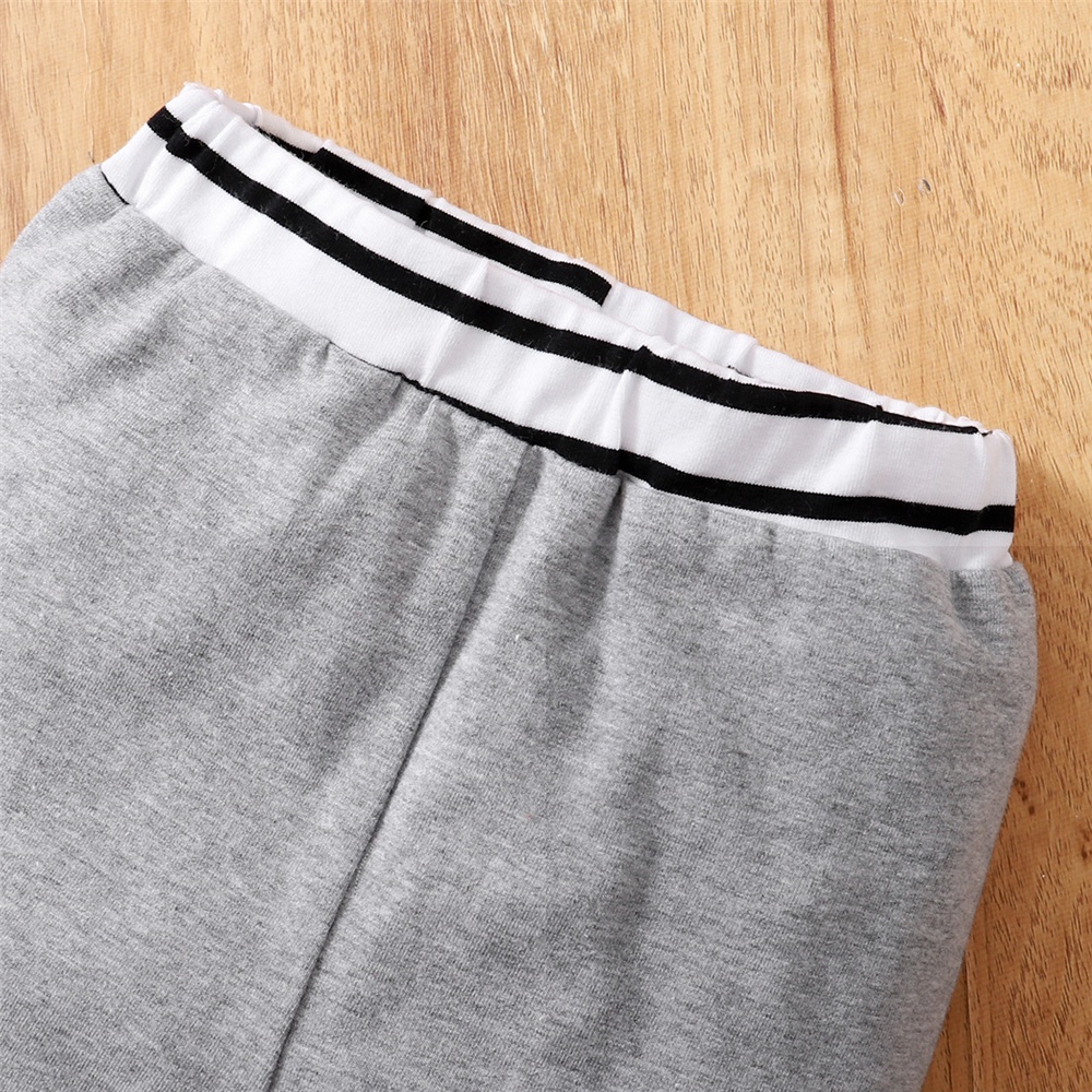 Bộ Trang Phục 2 Mảnh Gồm Áo Thun Tay Dài Có Nón + Quần Dài Cho Bé Trai