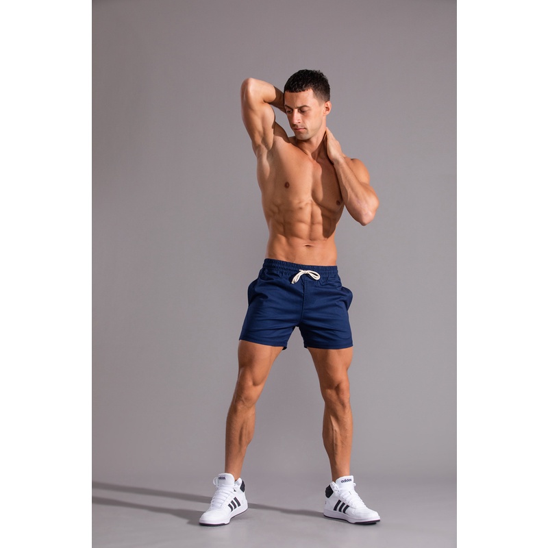 Quần Short Đùi Kaki CARAMEN Form Trên Gối Co Giãn Lưng Thun Thoải Mái