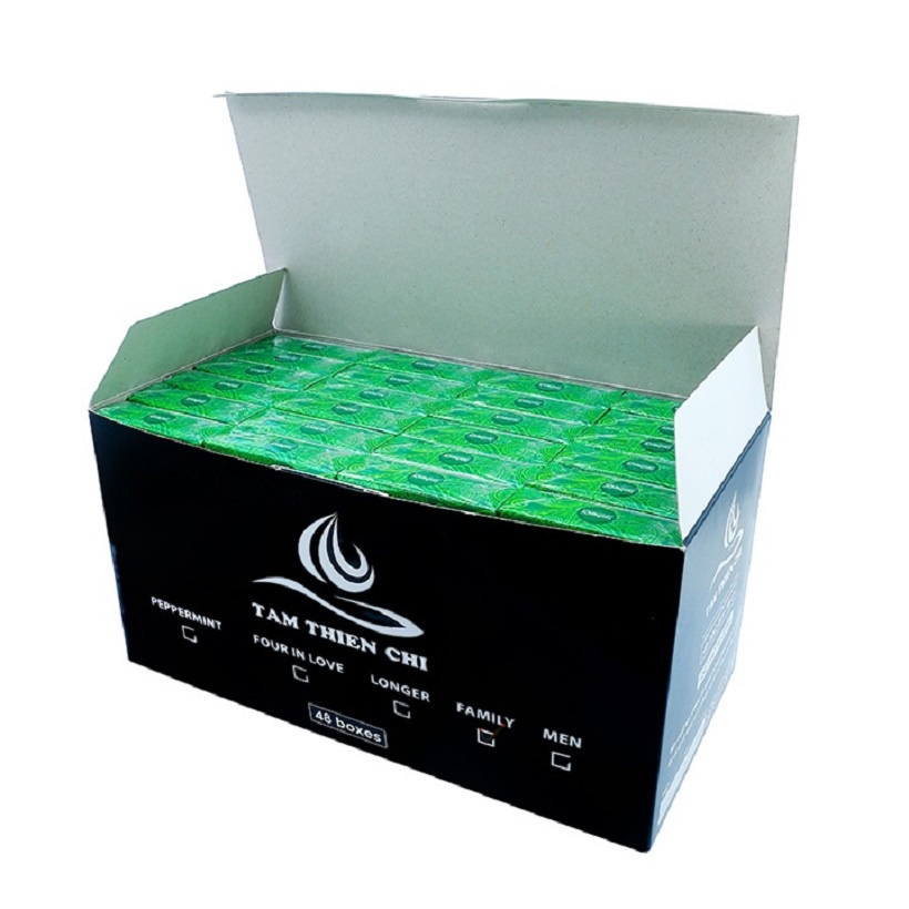 Bao cao su Gia Đình Tâm Thiện Chí Family siêu mỏng nhiều gel bôi trơn hộp 3 chiếc
