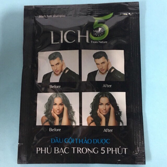 Dầu Gội Thảo Dược PHỦ BẠC Lich 5 (sản phẩm của Ô Mộc Khang)