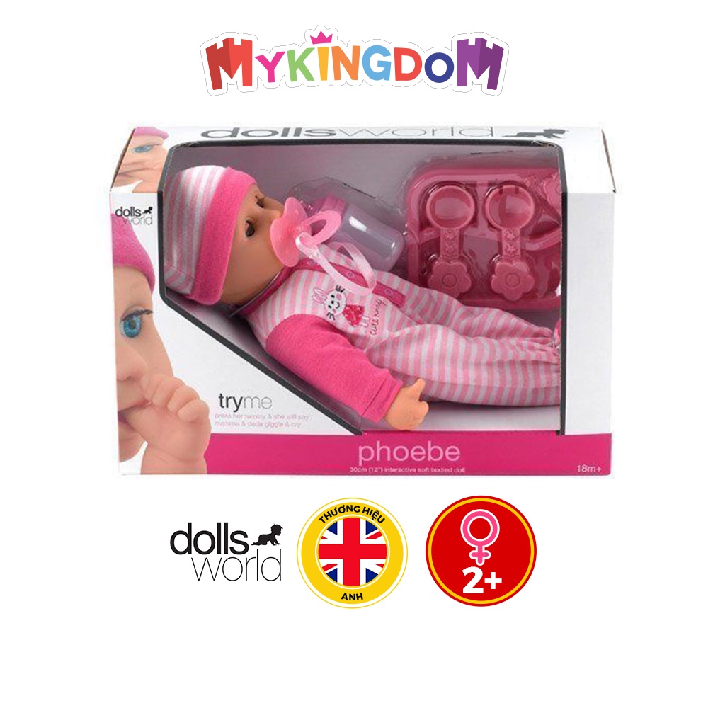 Búp bê Em bé Phoebe Dolls World DW8726