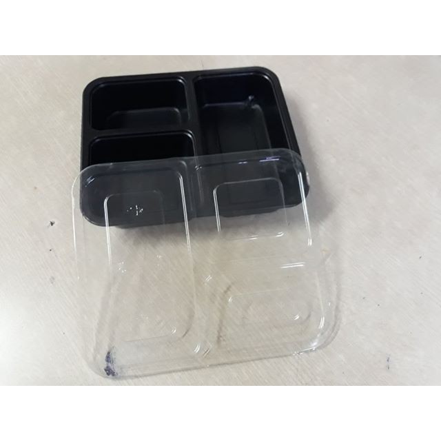 Set 50 Hộp cơm 3 ngăn 👉👉👉 dùng một lần tiện lợi!