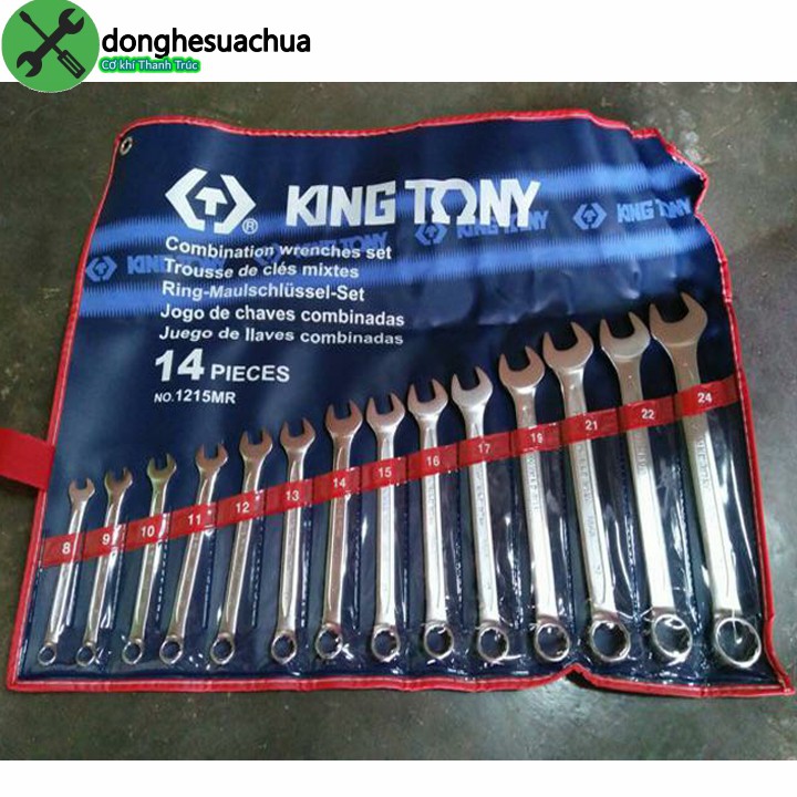 Bộ cờ lê vòng miệng Kingtony 1215MR 14 chi tiết