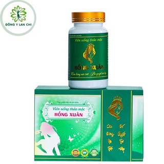 Viên Uống Hồng Xuân Tặng Trà Thảo Mộc mẫu mới 2021