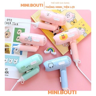 Máy sấy tóc minibouti máy sấy tóc mini gấp gọn hình thú siêu dễ thương tiện lợi mang bên người tiện lợi du lịch