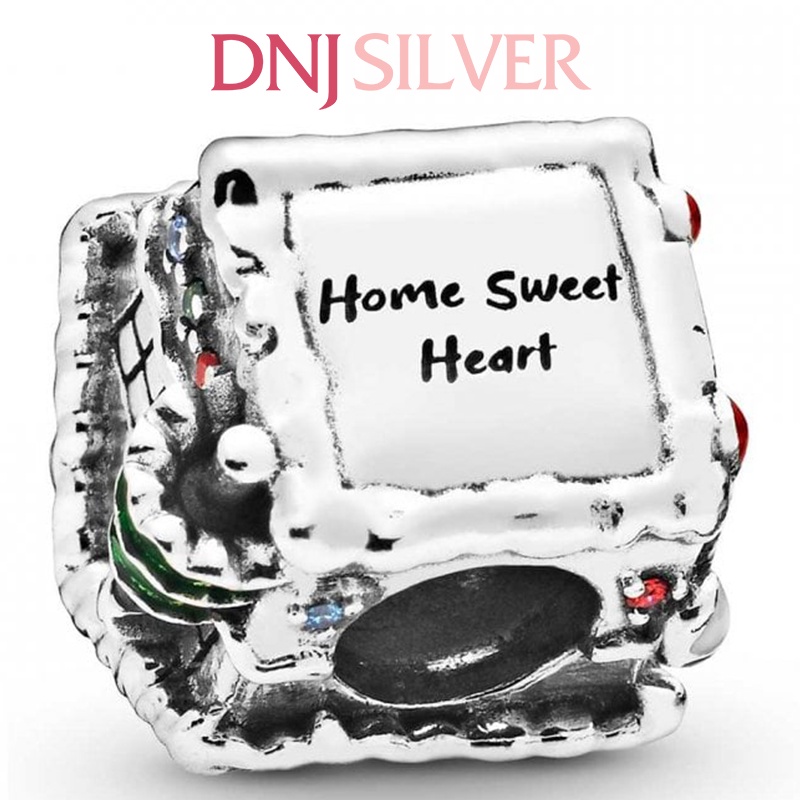 Charm bạc 925 cao cấp, hàng chuẩn bạc - Charm Gingerbread House thích hợp để mix vòng tay charm - DN313