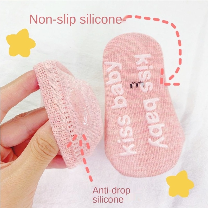 Tất hoạt hình 3D xinh xắn chống trơn trượt cho bé sơ sinh 0-3 tuổi