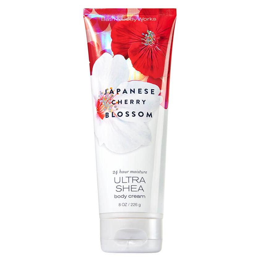 [226g] Dưỡng Thể Japanese Cherry Blossom Body Cream Bath & Body Works 24 Hour Moisture Ultra Shea Body Cream