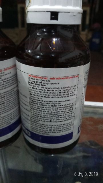 Thuốc Muỗi PERMETHRIN 50EC (nhập khẩu nguyên chai từ Anh Quốc)/ 500 ml.