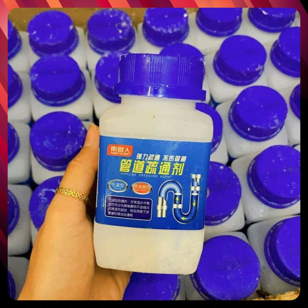 Bột thông Cống ,Thông Bồn Cầu Thần Thánh ,Thông Tắc Bồn Cầu Bồn Rửa Mặt Đường Ống Nhanh Chóng FREESHIP Loại Cực Mạnh