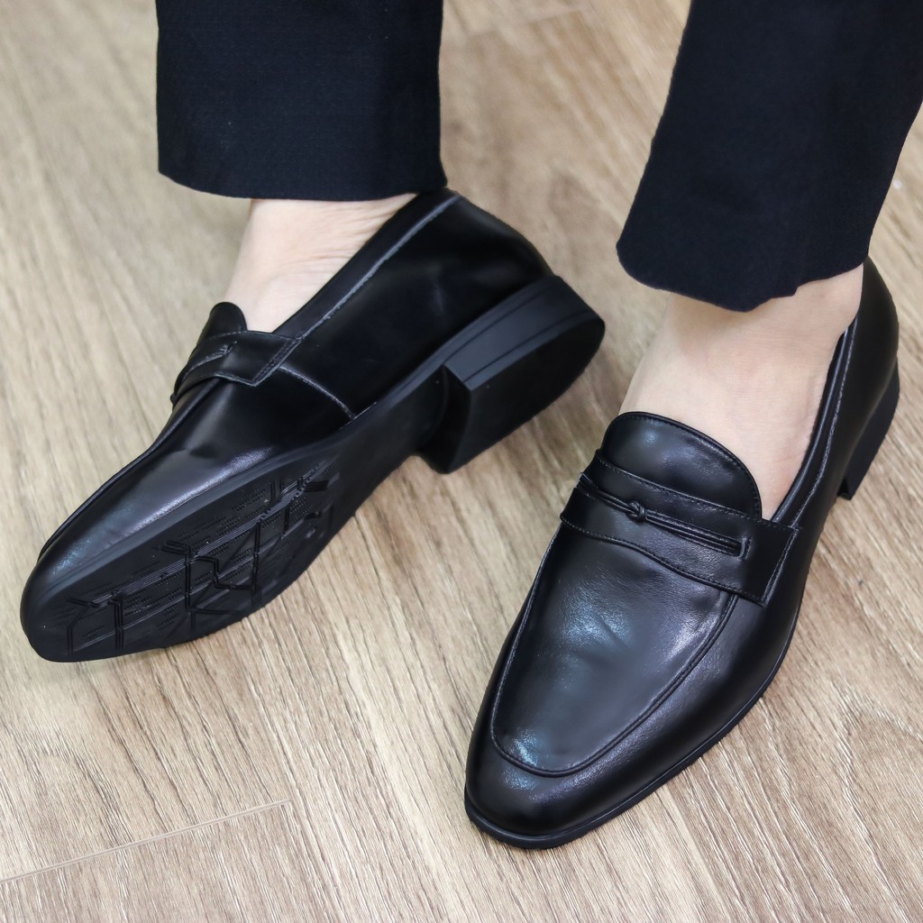 Giày lười Loafer Mặc quần Âu siêu chất có thiết kế đơn giản được bảo hành da 12 tháng