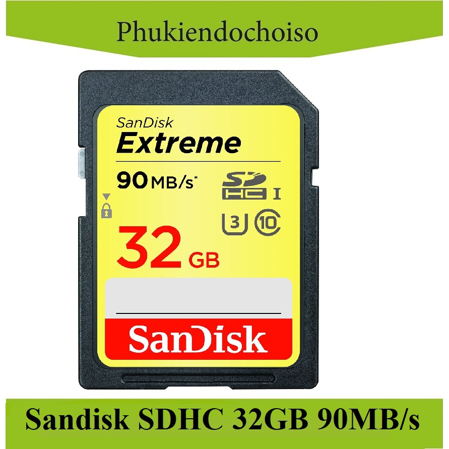 Thẻ nhớ SDHC 32gb Extreme 600x (90MB/s)