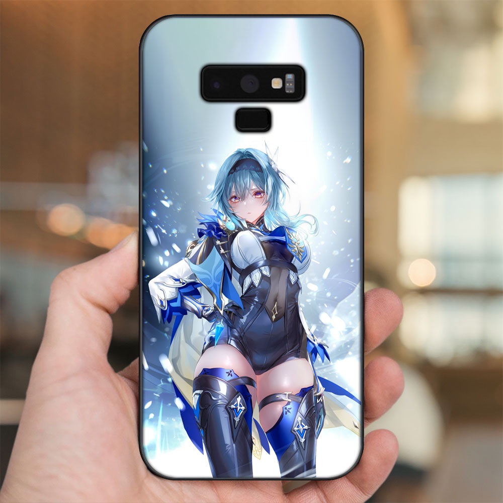 Ốp lưng Samsung Note 9 viền đen in hình Eula Genshin Impact
