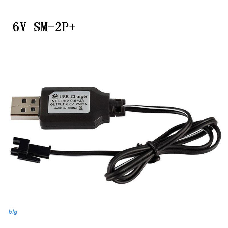 Bộ Sạc Pin Blg 6v 250ma Nimh / Nicd Usb Cho Xe Điều Khiển Từ Xa 5s Nimh / Nicd 2p