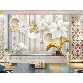 Tranh dán tường Tranh 3d dán tường phòng khách phòng ngủ hiện đại MS1184076 (kích thước lớn)