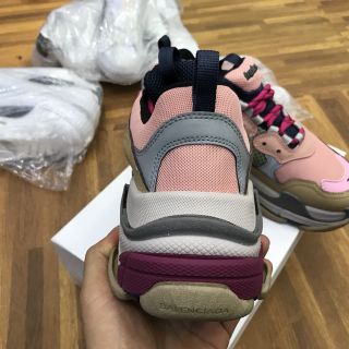 Giầy balen hồng phản quang hàng 1:1 ( full box + freeship )