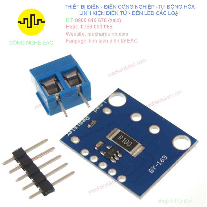 Module Cảm Biến Dòng Điện DC INA169 0-5A Analog