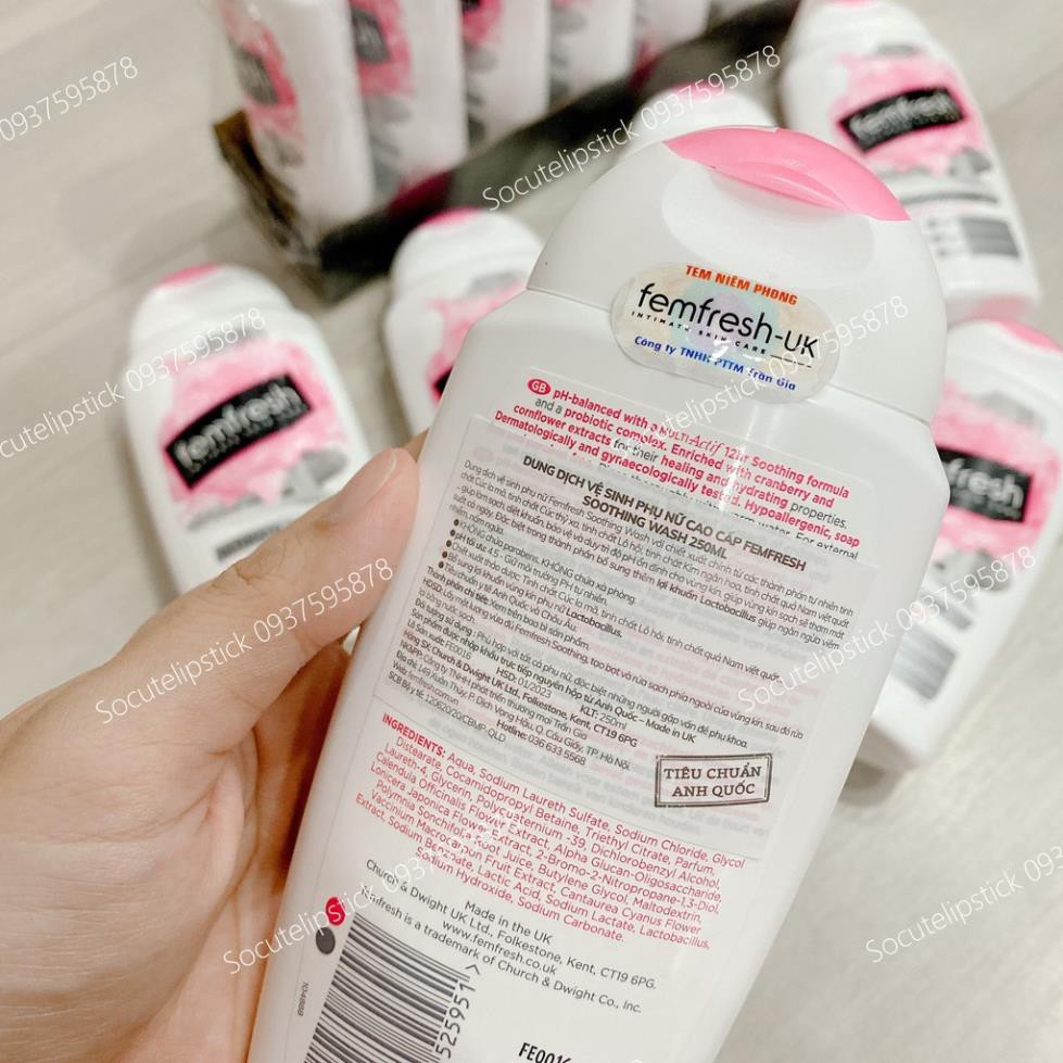 [MẪU MỚI] DUNG DỊCH VỆ SINH FEMFRESH DAILY ULTIMATE UK CHÍNH HÃNG