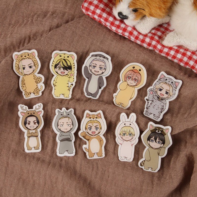 Huy hiệu cài áo acrylic hình nhân vật anime Tokyo Revengers đáng yêu