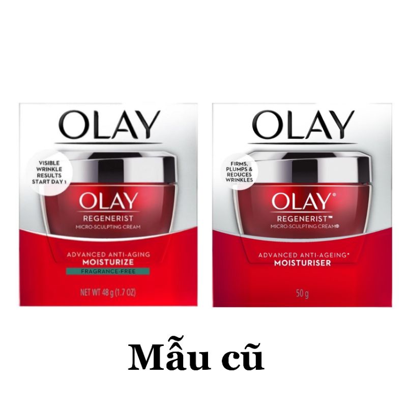 Kem dưỡng ẩm chống lão hoá hiệu quả cao Olay Regenerist Micto Sculpting Cream 48g