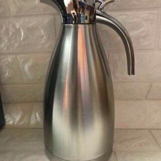 ẤM BÌNH NƯỚC INOX 2L TRẮNG (HÌNH THẬT)