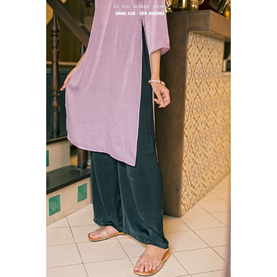 Sumire Store Áo dài Dáng xưa Yên Phương Tím