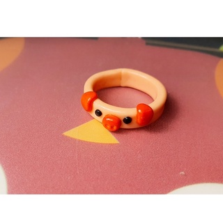 Nhẫn đất sét handmade heo xinh