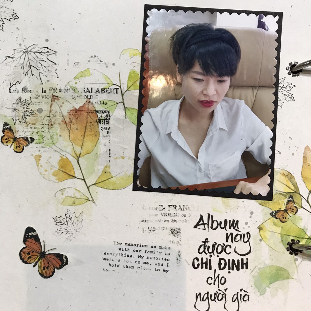 Scrapbook Album ảnh handmade cho Bé Gái