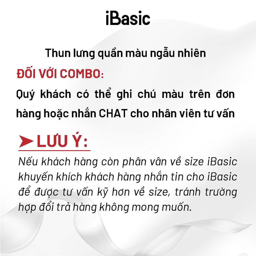 Combo 3 quần lót nam thun đùi ngắn iBasic PANM068