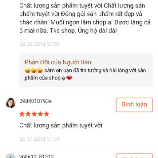 3 TÚI MUỐI Ô MAI BÀ THU + 🎁