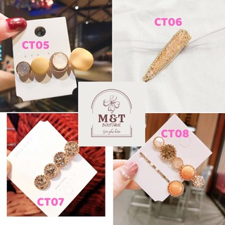 Kẹp tóc đính đá nhân tạo hàn quốc