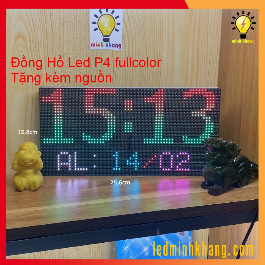 Đồng Hồ LED full 16,7 triệu màu  Đủ bộ