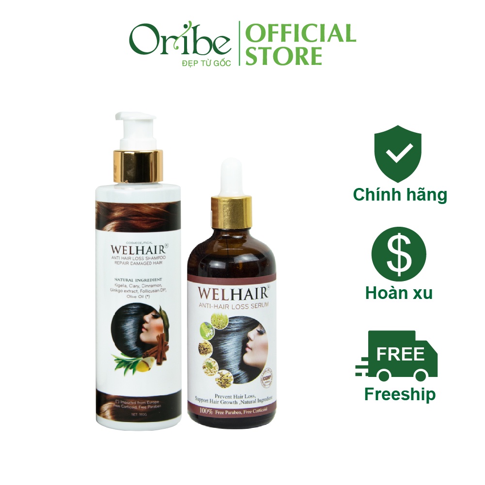 Bộ đôi chăm sóc tóc Oribe - Dưỡng tóc chắc khỏe, kích thích và ngăn rụng tóc