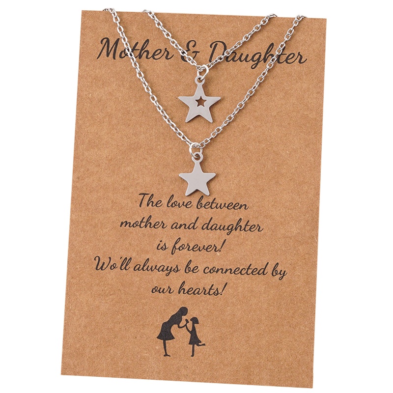 Set 2 / 3 Vòng cổ Mặt Ngôi Sao Thời Trang Cho Nữ