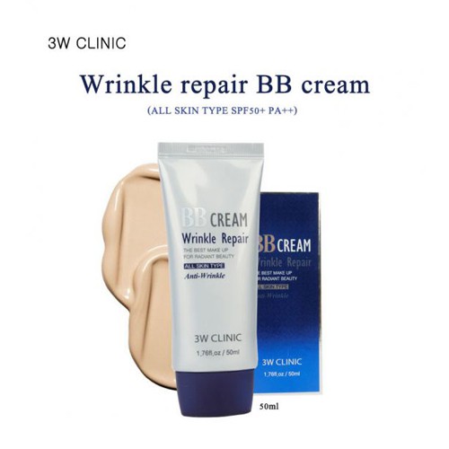 KEM NỀN BB CREAM WRINKLE REPAIR 3W CLINIC CHÍNH HÃNG