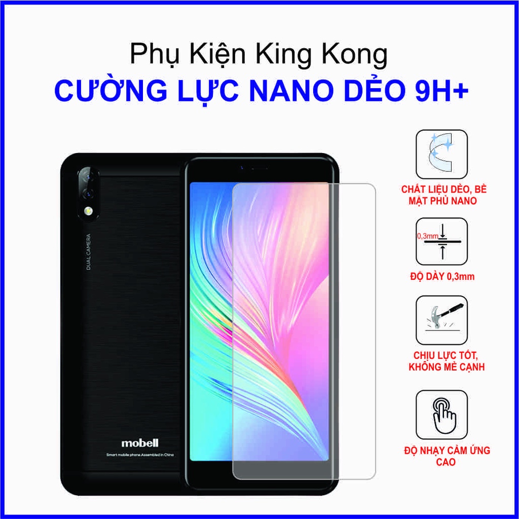 Dán cường lực Mobell P41 cường lực nano dẻo 9H+