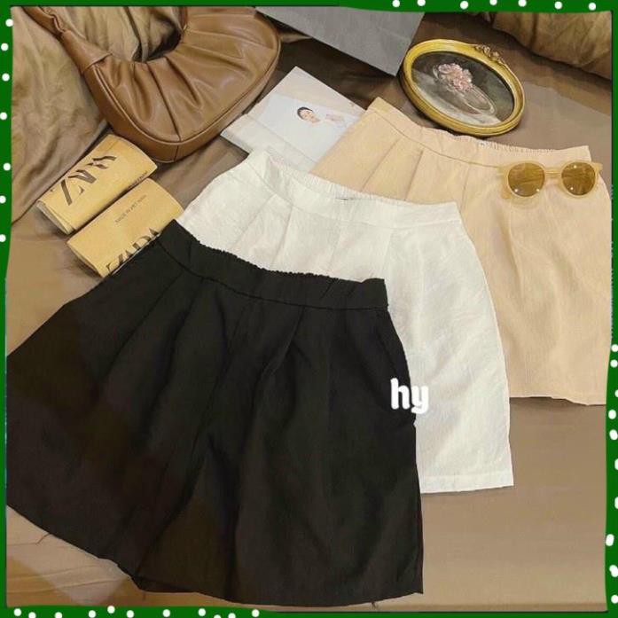 Quần đùi nữ ZAZA chất đũi siêu mềm mịn, quần short nữ siêu hot - Mặc là xinh , ,,