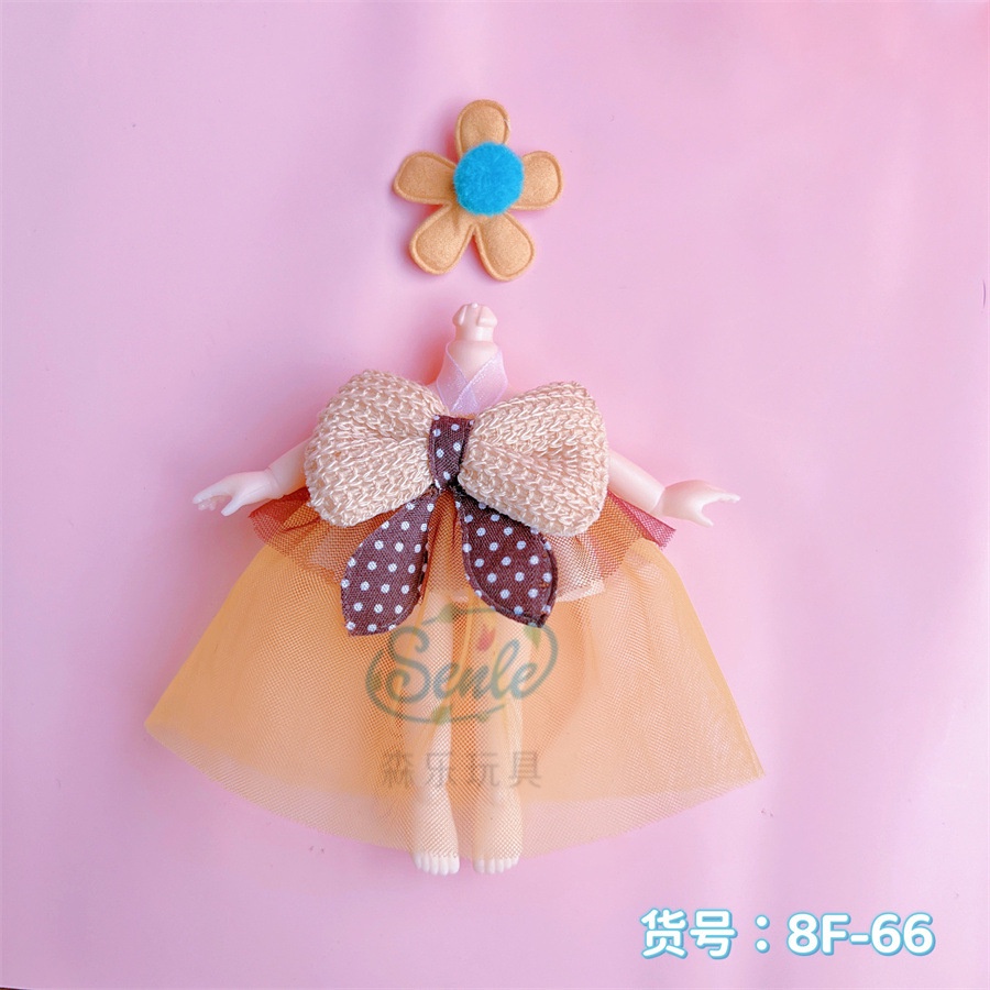 Bộ Quần Áo Cho Búp Bê Bjd 16-17cm Tỉ Lệ 1 / 8