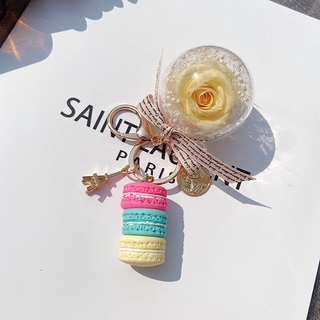 Móc Khóa Hình Bánh Macaron Dễ Thương