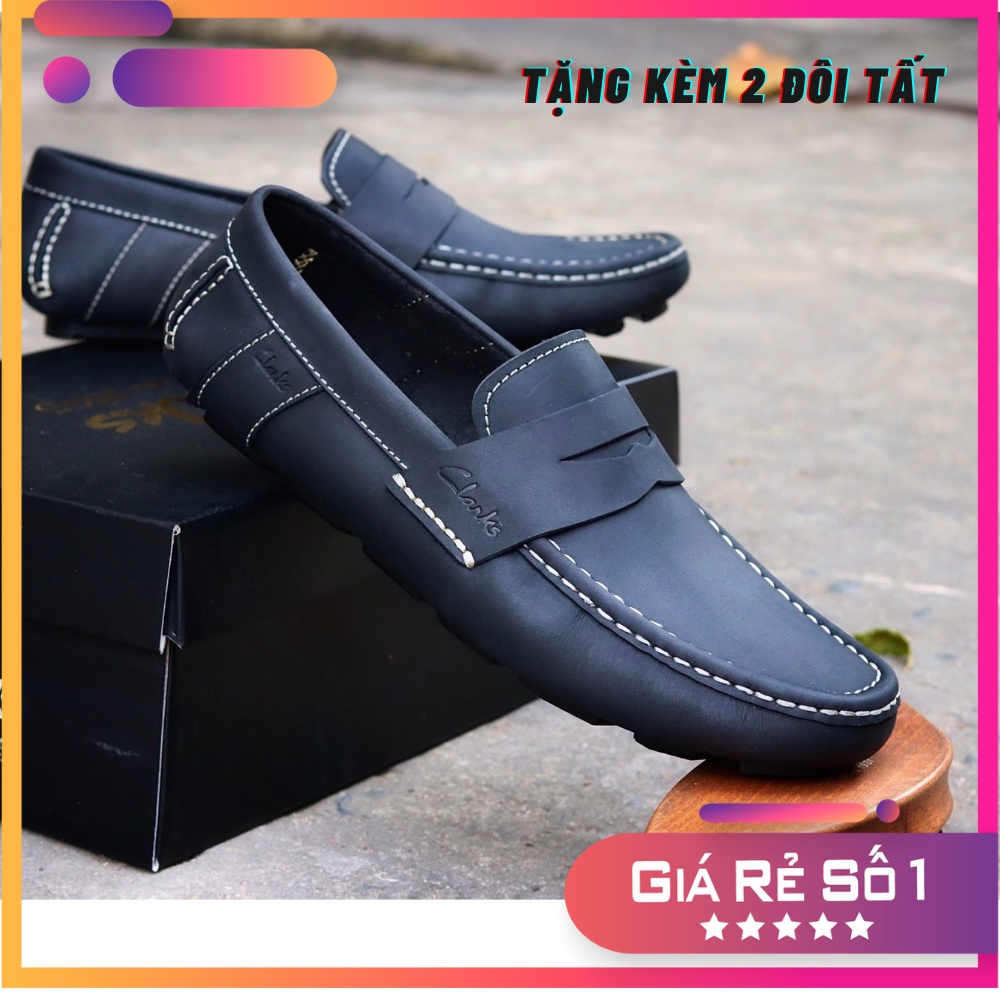 Giày lười nam da bò cao cấp, nhập Thái Lan Full hộp, bảo hành 2 Năm, mã SP CL03M, Thai Fashion Store