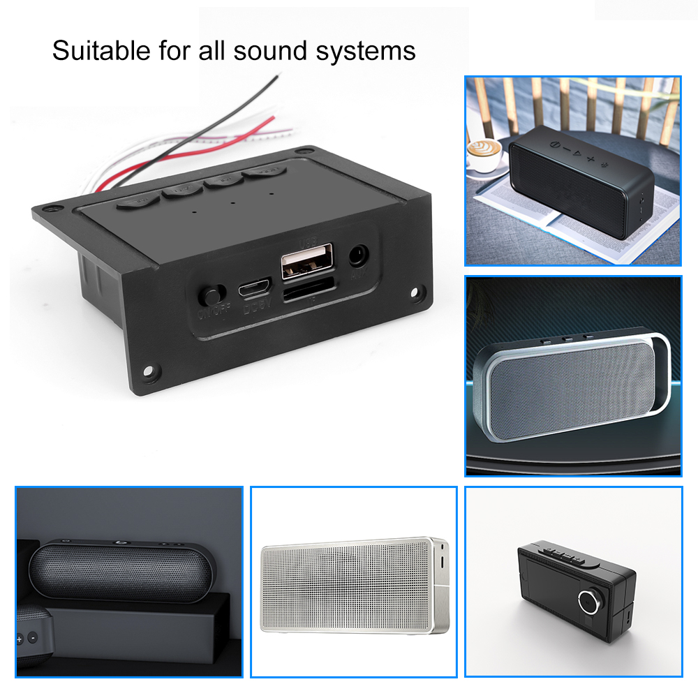 Bảng Mạch Giải Mã Âm Thanh Mp3 Mp5.0 Kết Nối Bluetooth Usb Fm Tf Cho Xe Hơi