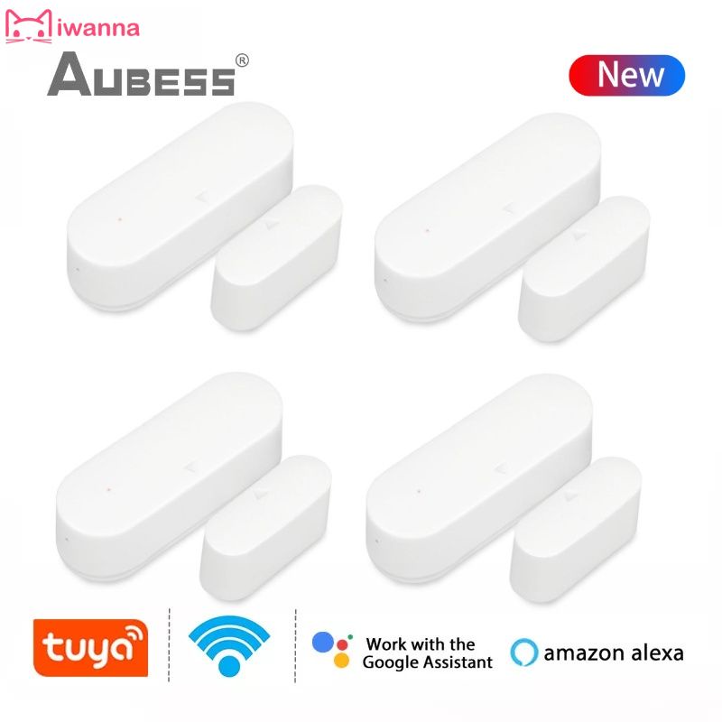 ♥【COD】Tuya Nhà Thông Minh WiFi Cảm Biến Cửa Cửa Mở Đầu Báo An Ninh Bảo Vệ Hệ Thống Báo Động An Ninh Ngôi Nhà Báo Động Báo Động An Ninh @ Iwanna