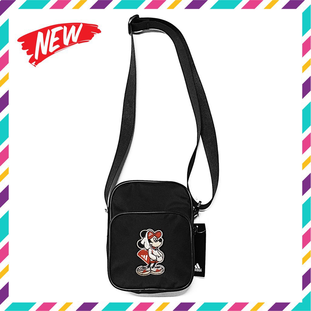 Túi đeo chéo Mickey [hot trend 2020] hàng độc quyền, đựng được ipad mini, chất vải dù siêu bền, bảo hành khóa kéo