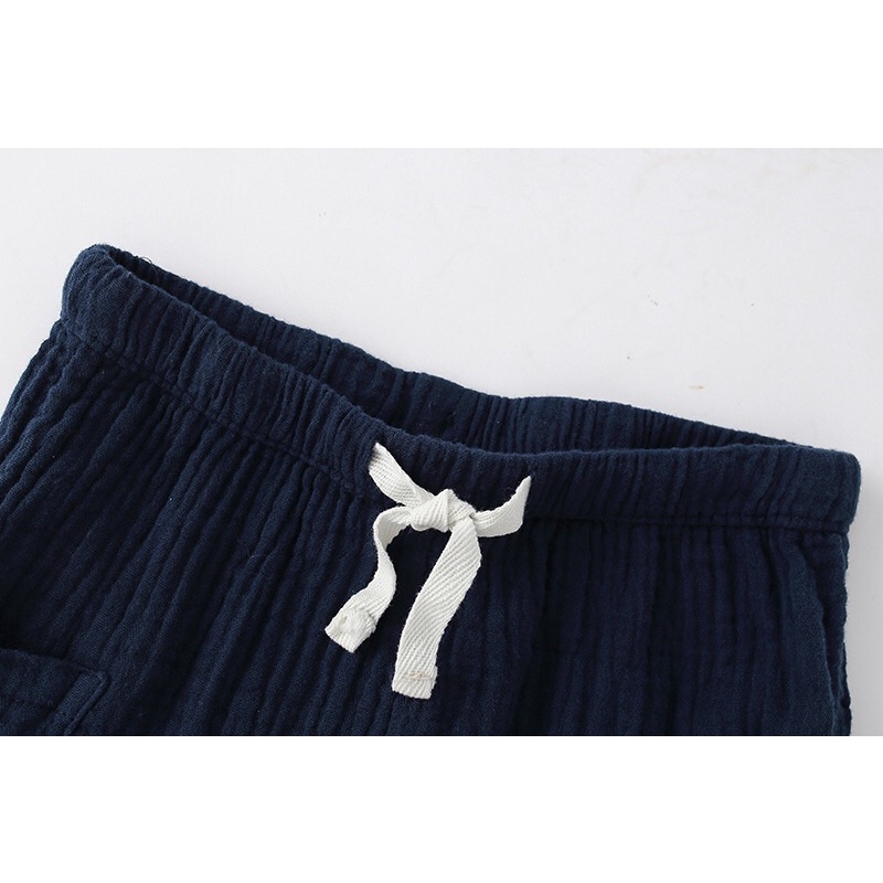 Quần dài Hm vải xô muslin cho bé
